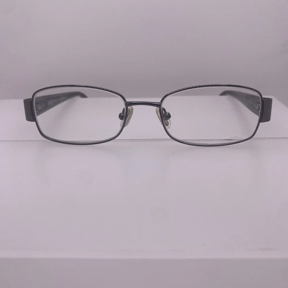 Coach Eyeglasses Women FRAME ONLY Gemma Full Rim 49-16-135 Dark Gun Metal 878